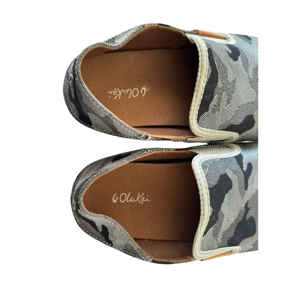 OluKai Pehuea Pa'i Convertible Sneaker‎ Camo colored. Size US W8 - Picture 4 of 11